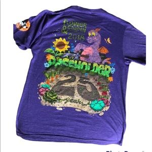 Disney Epcot pass holder exclusive 2018 flower and garden figment shirt